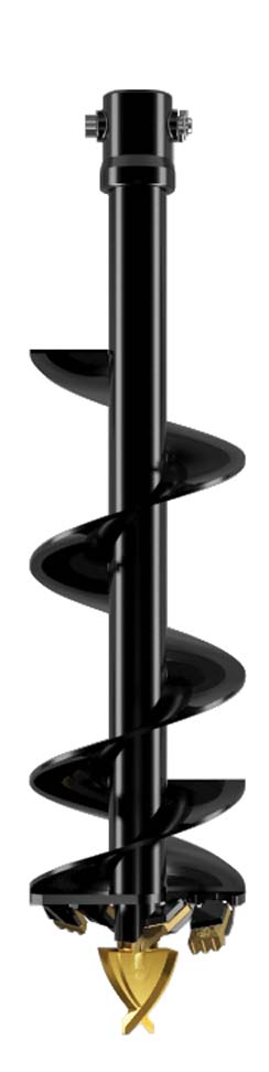 AUGER - A3 FOR 3PT LINKAGE - 50.8MM ROUND HUB - FLAT TOOTH - MULTI FACET TUNGSTEN