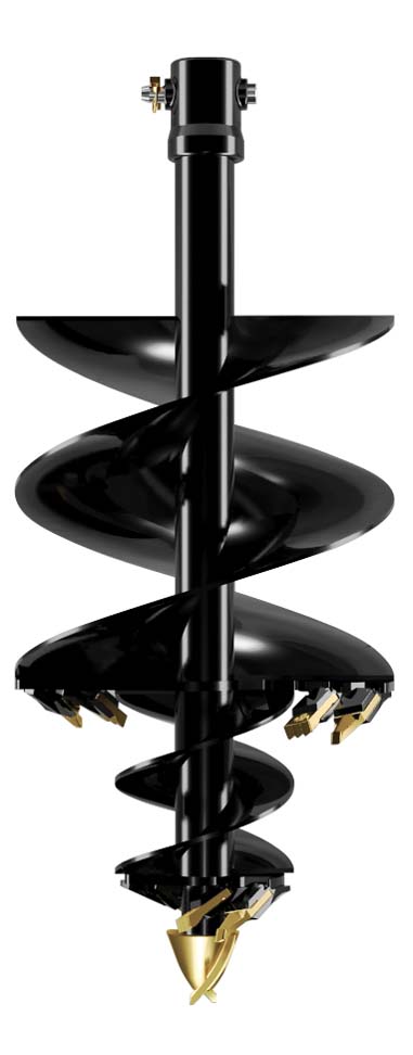 TREE AUGER - 65MM ROUND HUB -FLAT TOOTH - EARTH