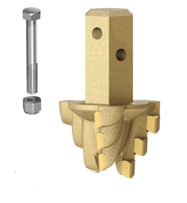 AUGER PILOT (MALE) - LEFT HAND - EXTRA LONG - MULTI FACET TUNGSTEN - SUITS RC11 AUGER