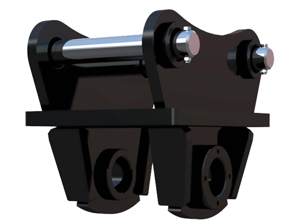 EXCAVATOR DOUBLE PIN HITCH