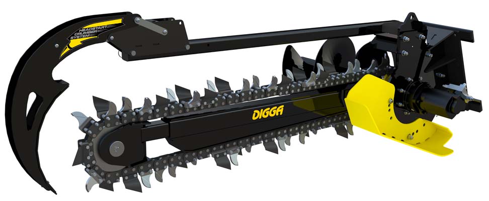 TRENCHER - BIGFOOT XD HIGH FLOW - 1500MM DIG