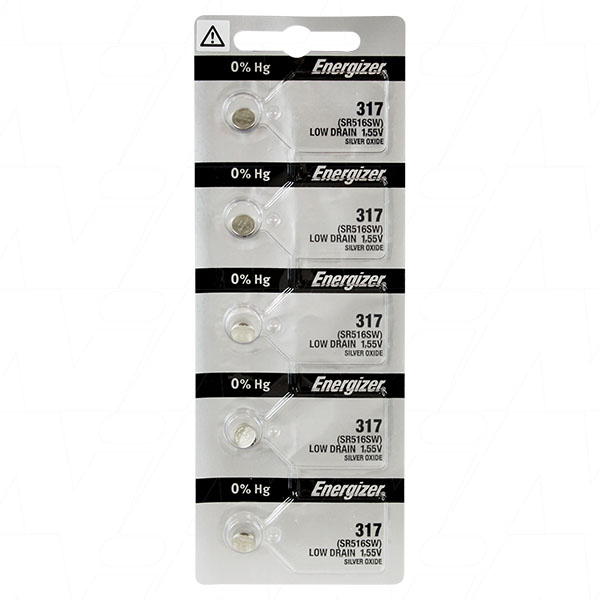 1.55V 11.5mAh Silver Oxide Watch Battery (V317)