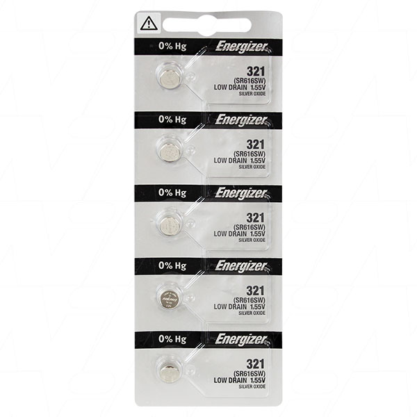 1.55V 15mAh Silver Oxide Watch Battery (SR616SW)
