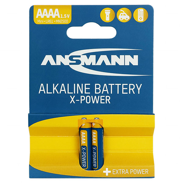 1.5V AAAA Alkaline Blister of 2
