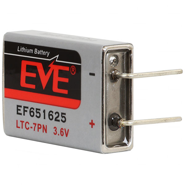 3.5V 750mAh Thionyl Chloride Keeper Lithium Cell with Axial Leads